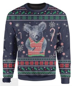 Custom Ugly Koala Christmas Sweater Jumper