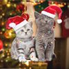 Cute Christmas Cats Ornament