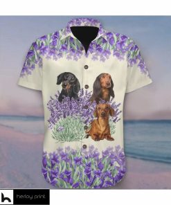 Dachshund Dog Hawaii Shirt Cute Tropical Flower Hawaiian Shirt Gift For Dachshund Lover