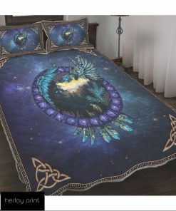 Eagle Viking Quilt Bedding 3d full printed Set