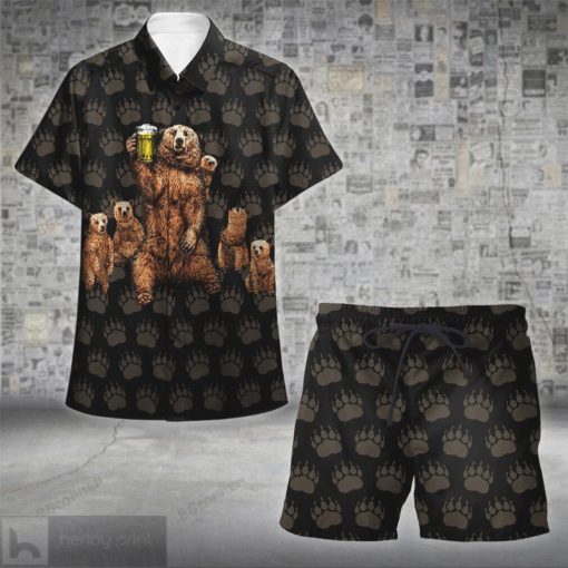 Father Figure Hawaii Shirt and Short Set