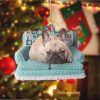 French Bulldog Merry Xmas Ornament