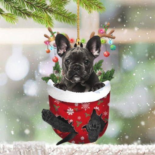 Frenchie Reindeer Ornaments Funny Frenchie Christmas Tree Decorations 2021 Dog Lovers Gifts