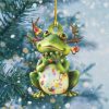 Frog Christmas Light Shape Ornament
