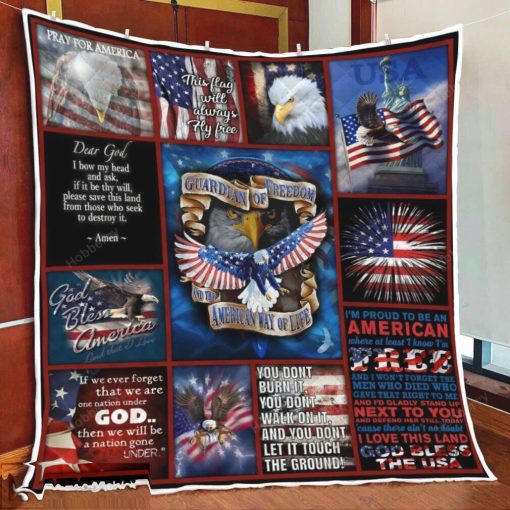 God Bless America Quilt Blanket Quilt Set