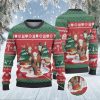 Hereford Cattle Lovers Christmas Gift All Over Print Sweater