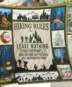 Hiking Rules Quilt Blanket