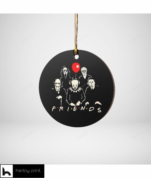 Horror Character Friends Christmas Ornament