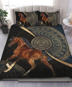 Horse Mandala Quilt Bedding Set