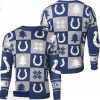 Indianapolis Colts Patches NFL Ugly Sweater