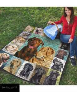 Labrador Retriever Quilt Blanket