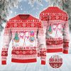 Llama Lovers Christmas Gift All Over Print Sweater