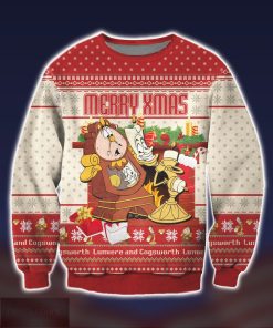 Lumiere and Cogsworth Ugly Christmas Sweater