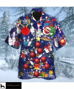 Merry Christmas Bowling Hawaii Shirt
