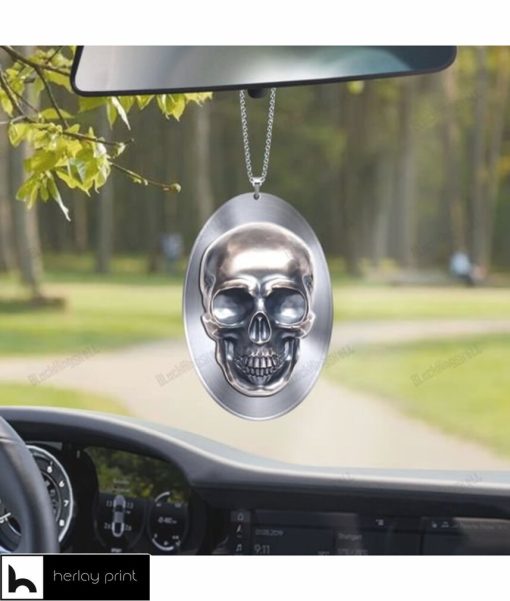 Metal Skull Ornament