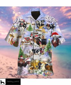 Mooey Christmas, My Dairy Cattle Hawaiian Shirt