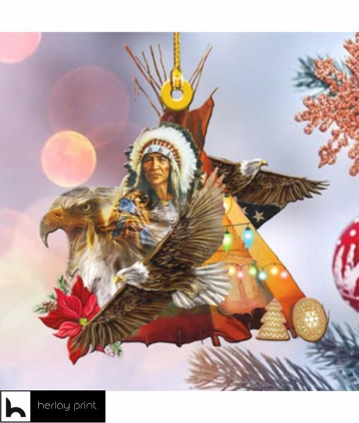 Native American Proud Eagle Ornament