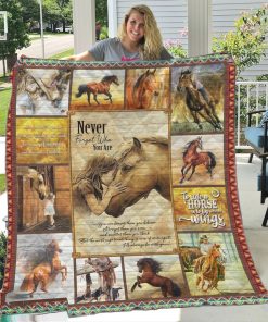Never Forget Who You Are Quilt Blanket