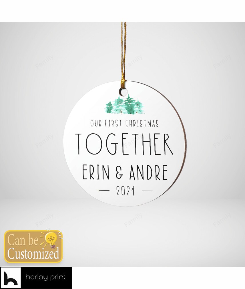 Personalized Our First Christmas Together Ornament