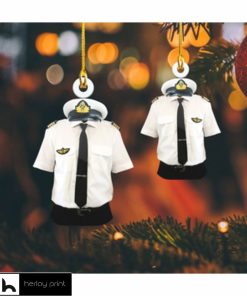 Pilot Uniform Shape Ornament Christmas Ornament