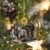 Sewing Christmas Lights Shape Ornament
