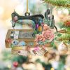 Sewing Machine Happy Xmas Day 1 Ornament