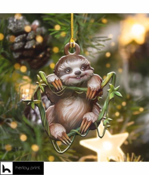 Sloth Shape Ornament