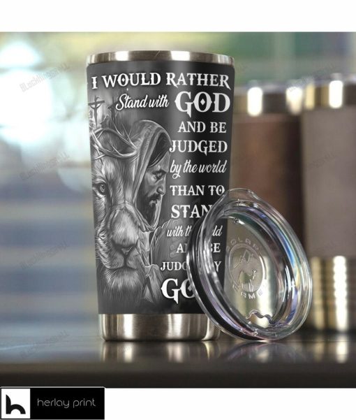 Stand With God Tumbler Canvas