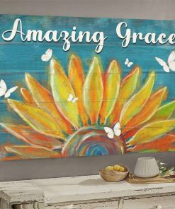 Sunflower Amazing Grace Poster Wall Art Decoration Gifts For Sunflower