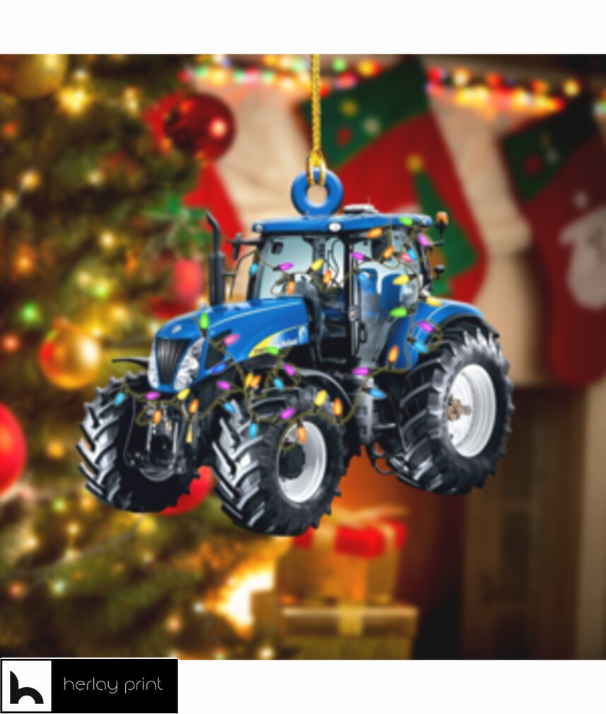 Tractor New Holland   Ornament