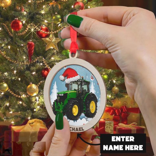 Tractor Personalized Ornaments