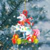 Unicorn Light Christmas Shape Ornament