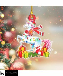 Unicorn Shape Ornament Christmas 2021