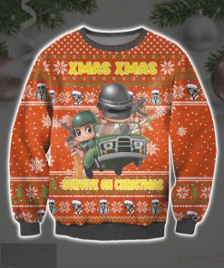 PUBG game Ugly Christmas Sweater