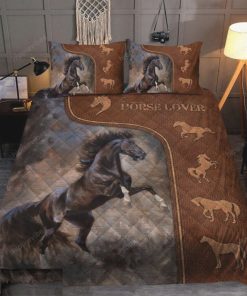 Horse Lover 3D All Over Printed Quilt Bed Set