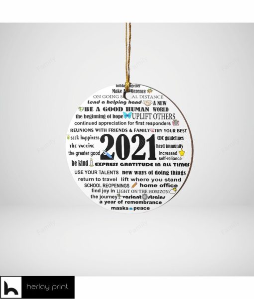 2021 Events Christmas Ornament