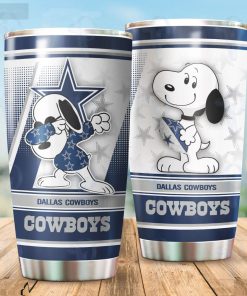 Dallas Cowboys NFL Snoopy 20Oz, 30Oz Stainless Steel Tumbler