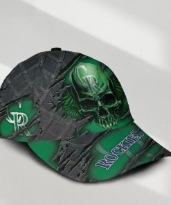 Colorado Rockies MLB St. Patrick’s Day Skull Custom Name Classic Baseball Cap Personalized Gifts For Men Dad Fans