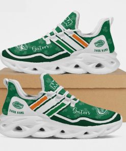 Florida Gators NCAA Logo St. Patrick’s Day Shamrock Custom Name Clunky Max Soul Shoes Sneakers For Mens Womens