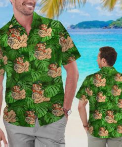 New Orleans Saints NFL Leprechaun St. Patrick's Day Men Aloha Button Up Hawaiian Shirts and shorts
