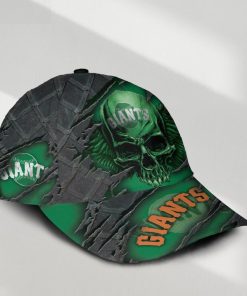 San Francisco Giants MLB St. Patrick's Day Skull Custom Name Classic Baseball Cap Personalized Gifts For Men Dad Fans