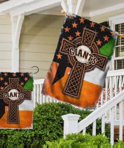 San Francisco Giants MLB St. Patrick’s Day Irish Celtic Cross House Garden Yard Flags Printing Outdoor Decoration