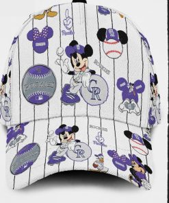 Colorado Rockies MLB Mickey Classic Baseball Cap Hat Gifts For Men Dad Fans