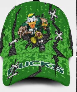 Oregon Ducks NCAA Mascot Leprechaun Hat St. Patrick’s Day Custom Name Classic Baseball Cap Personalized Gifts