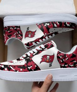 Tampa Bay Buccaneers Camouflage NFL American Football Team Logo Trending Air Force 1 AF1 One Sneaker Shoes For Mens Womens