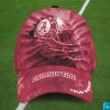 Alabama Crimson Tide Helmet Torn Fabric Classic Baseball Cap Hat Desig