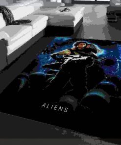 Aliens 1986 Rug Art Painting Movie Rugs, Gift For Fan Rug Home Decor Floor Decor