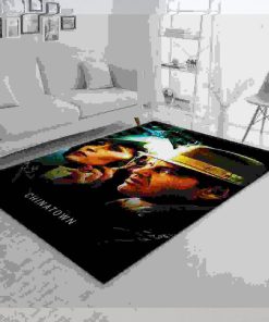 Chinatown Rug Art Painting Movie Rugs, Gift For Fan Rug Home Decor Floor Decor