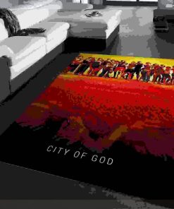 City Of God 2002 Rug Art Painting Movie Rugs, Gift For Fan Rug Home Decor Floor Decor