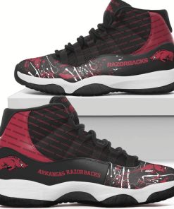 Custom Name Arkansas Razorbacks New Air Jordan 11 XI Sneakers Shoes PK270